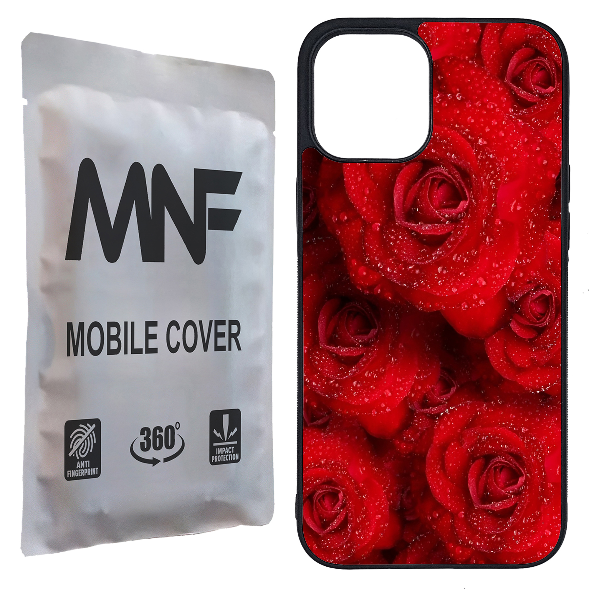 کاور ام ان اف طرح گل رز کد P-016 مناسب برای گوشی موبایل اپل iPhone 12 Pro Max