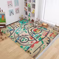 فرشینه اتاق پسر طرح جاده و خیابان SM-20601b