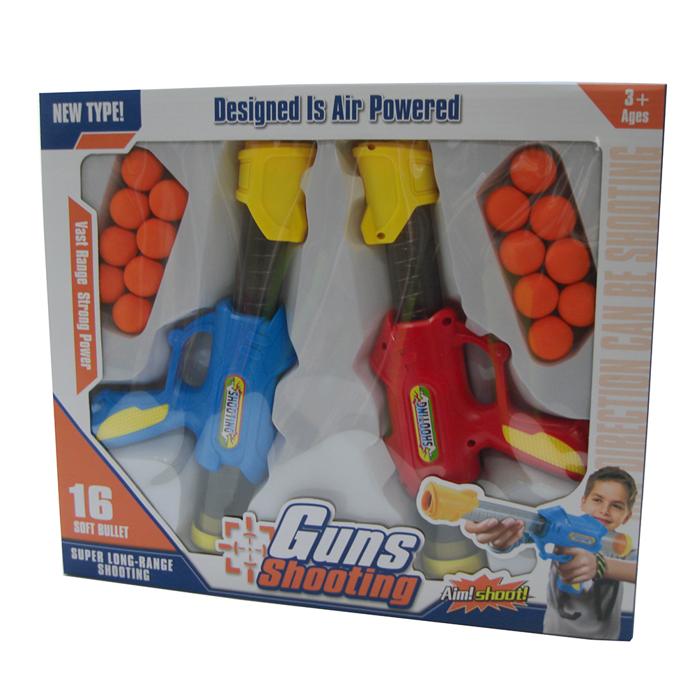 اسباب بازی تفنگ پرتاب توپ اسفنجی Shooting Guns