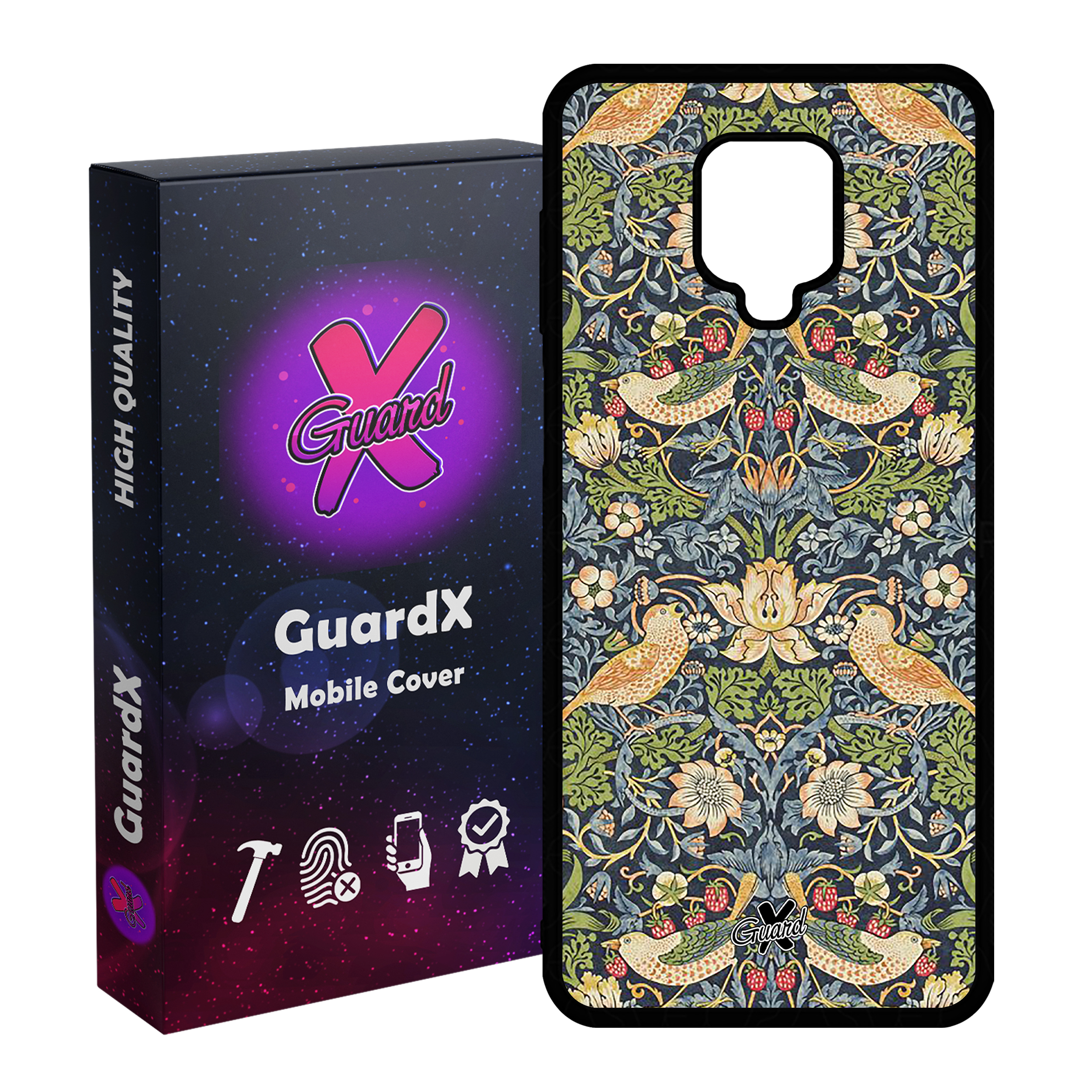 کاور گارد ایکس طرح سنتی مدل Glass10258 مناسب برای گوشی موبایل سامسونگ Redmi Note 9S / Note 9 Pro / Note 9 Pro Max