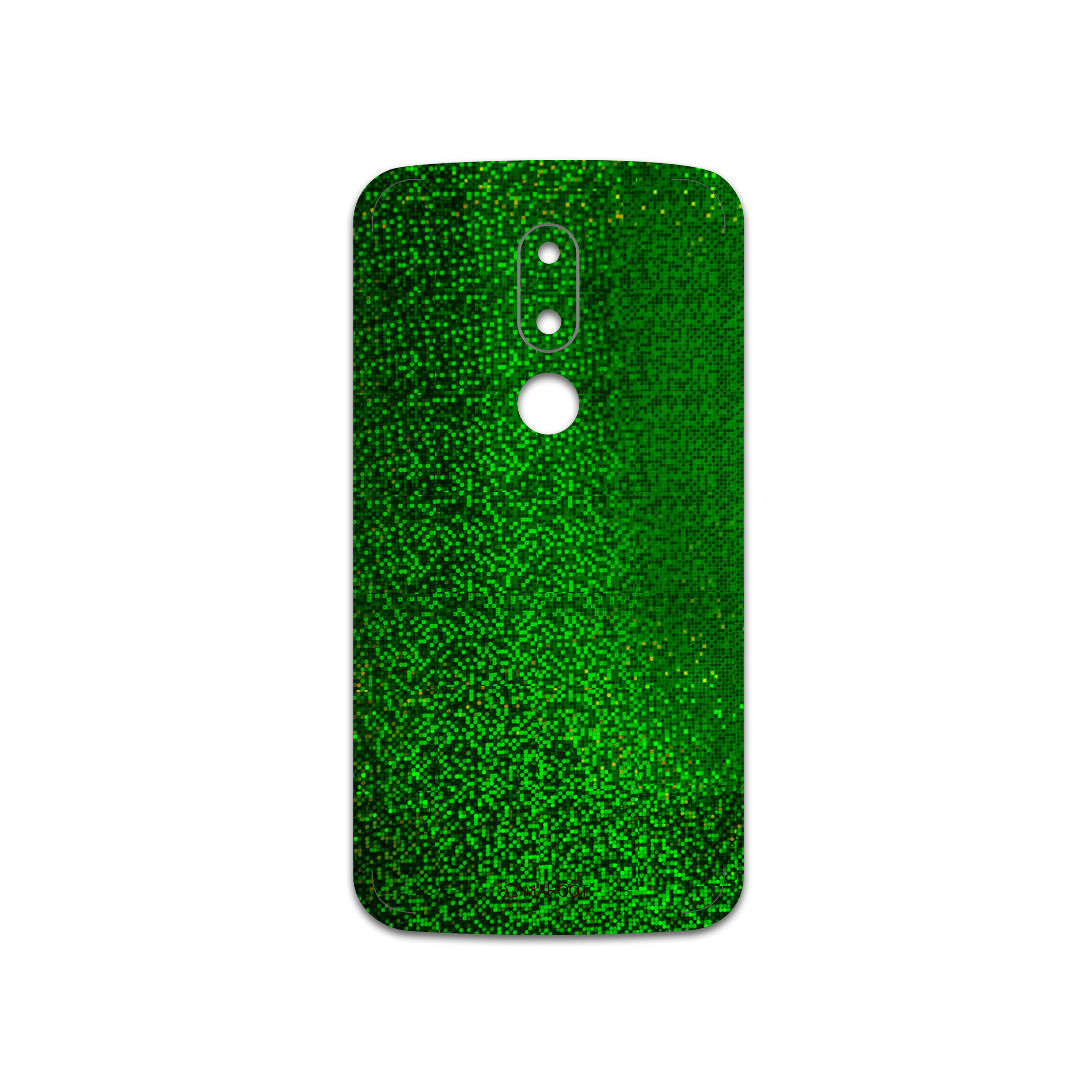 برچسب پوششی ماهوت مدل Green-Holographic مناسب برای گوشی موبایل موتورولا Moto M