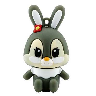 فلش مموری طرح خرگوش نشسته مدل UL-rabbit02 ظرفیت هشت گیگابایت