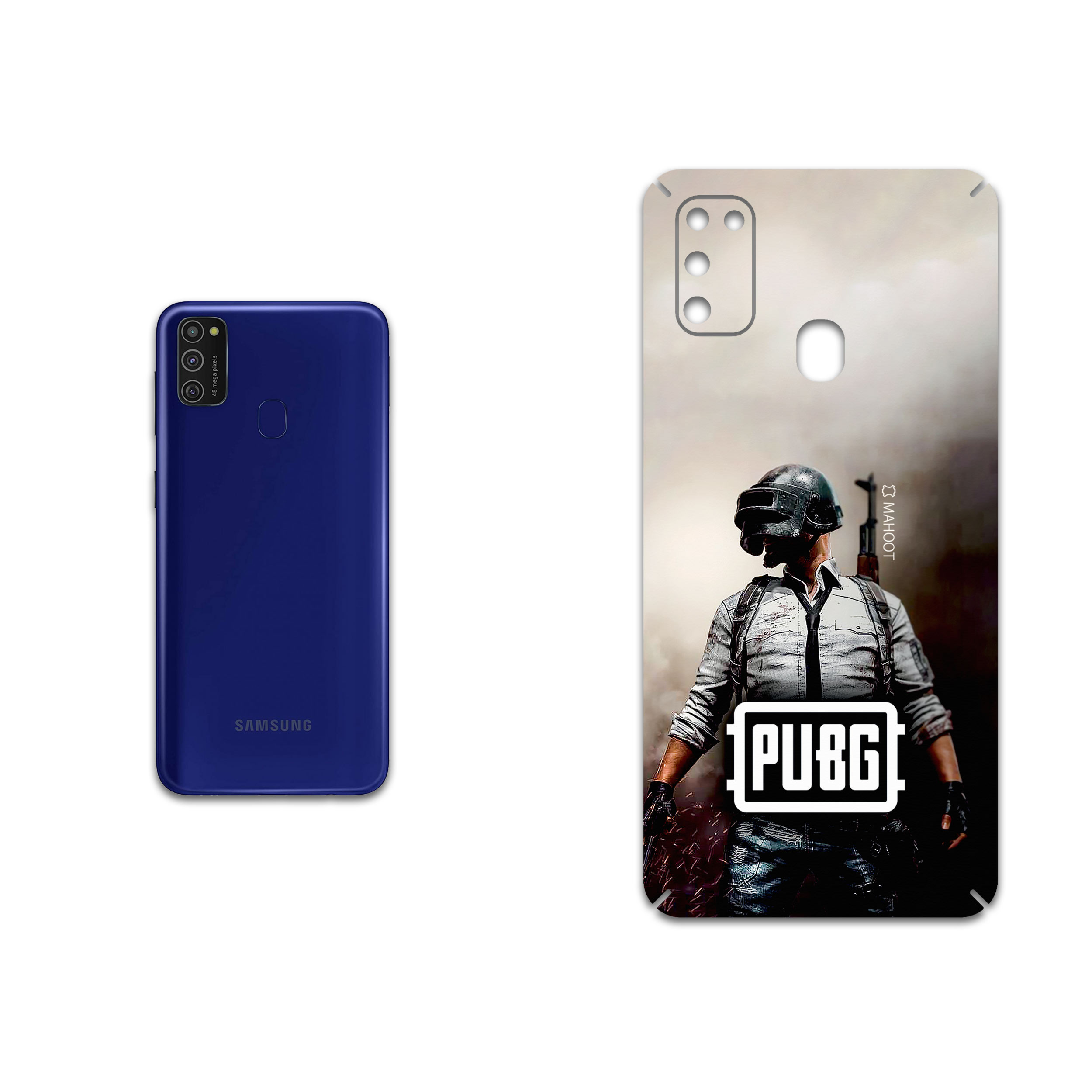 برچسب پوششی ماهوت مدل Pubg-Game مناسب برای گوشی موبایل سامسونگ Galaxy M21