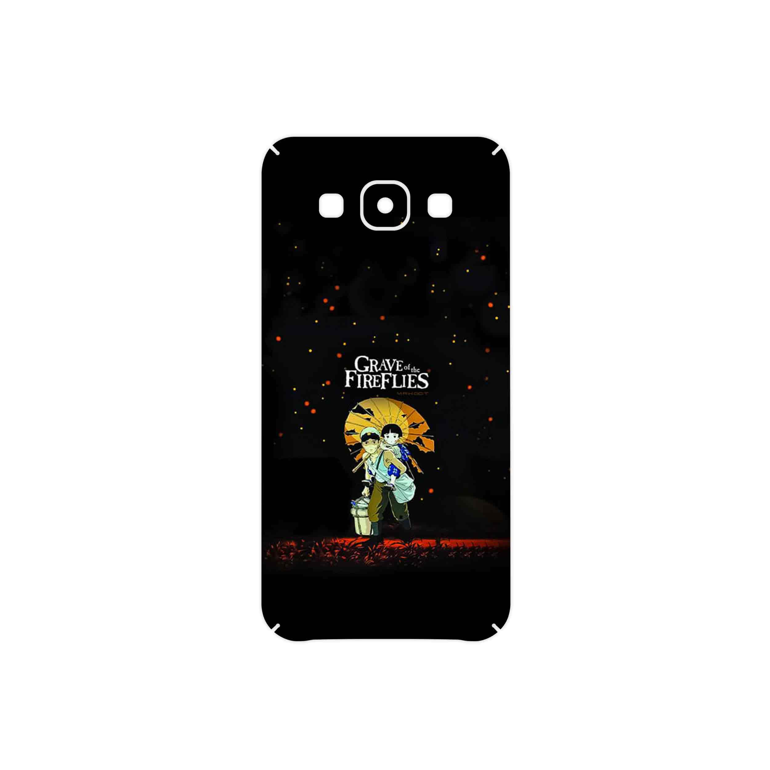 برچسب پوششی ماهوت مدل Grave of the Fireflies مناسب برای گوشی موبایل سامسونگ Galaxy E5