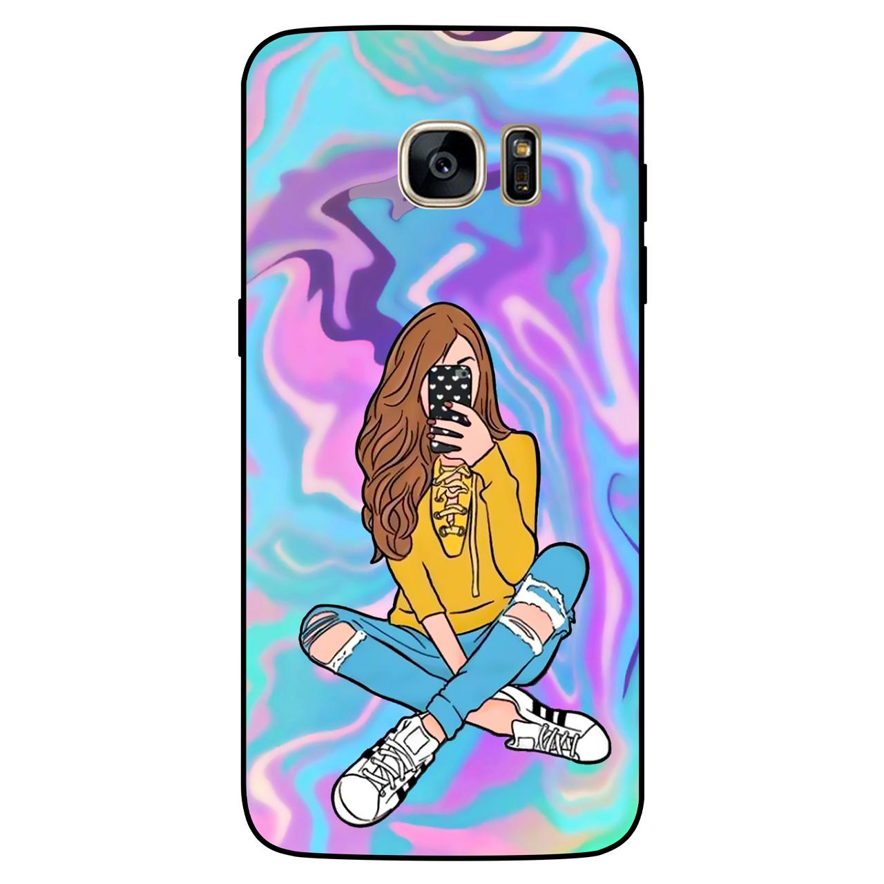 کاور مگافون کد 7592 مناسب برای گوشی موبایل سامسونگ Galaxy S7