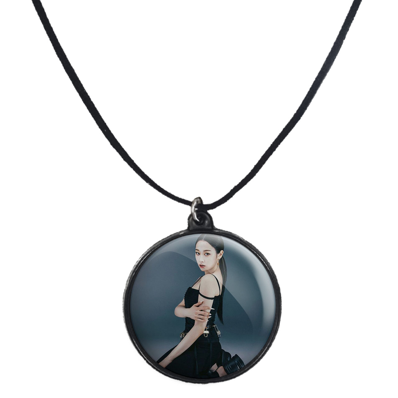 گردنبند پرمانه طرح aespa کد pmb.18703 مدل دو طرفه