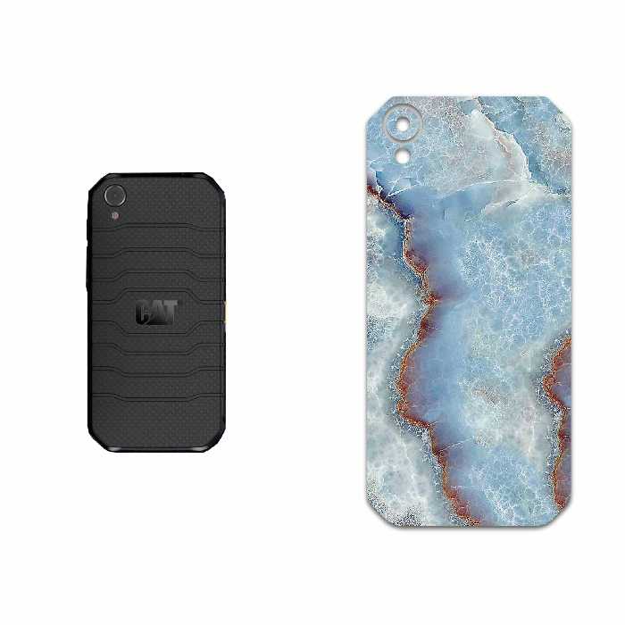 برچسب پوششی ماهوت مدل Blue Ocean Marble مناسب برای گوشی موبایل کاترپیلار S41