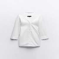 لباس گاباردین یقه V زنانه زارا GABARDINE DRESS | تهران زارا TehranZara