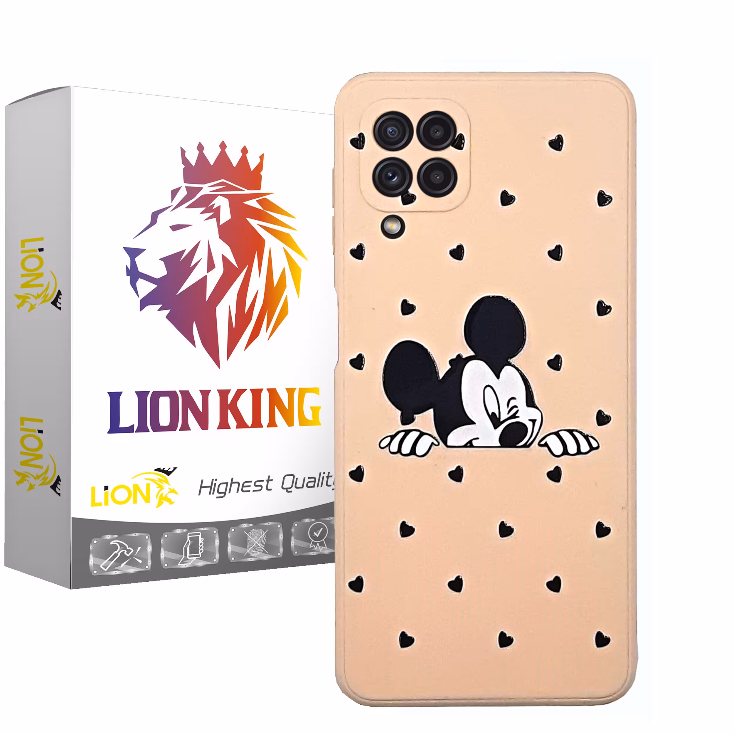 کاور لاین کینگ مدل PORMIKI مناسب برای گوشی موبایل سامسونگ Galaxy A22 4G