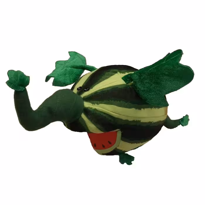 عروسک طرح هندوانه مدل Watermelophant کد 683.4 طول 33 سانتی متر