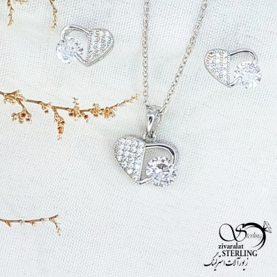 نیمست قلب نقره ایتالیا کد 11941