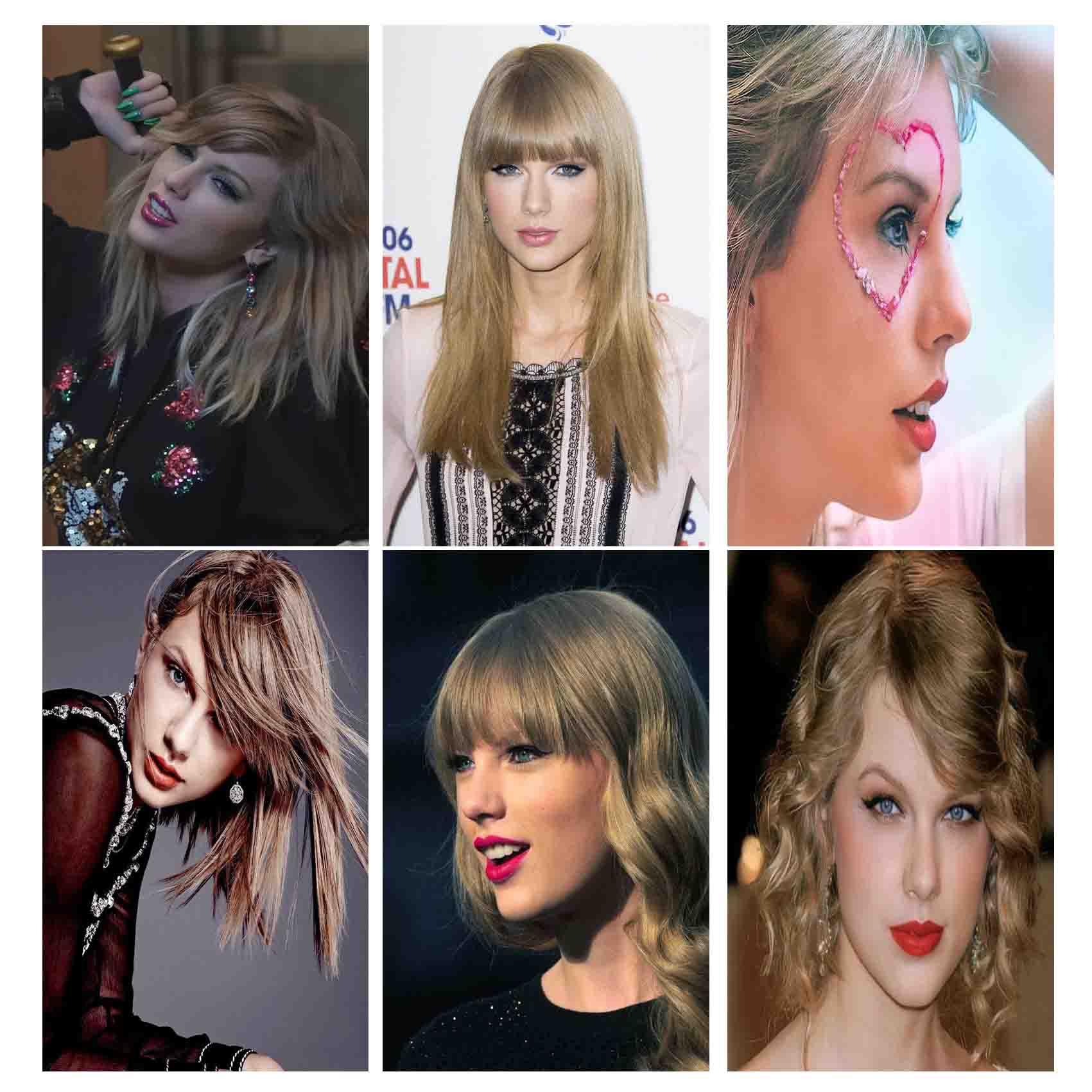 آویز تزیینی رادکس طرح تیلور سویفت مدل AK63 مجموعه 6 عددی