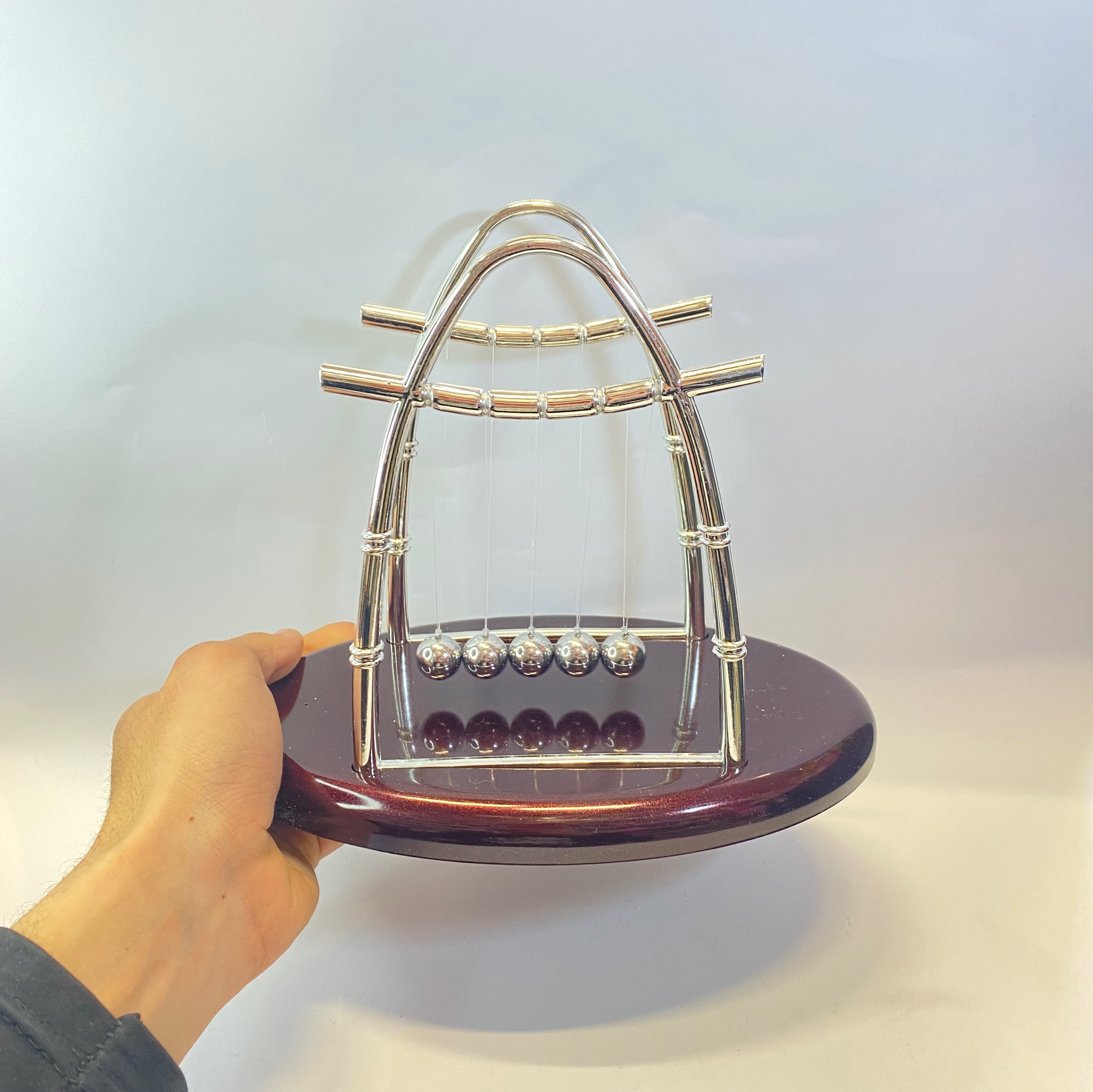 لوازم دکوری مدل گهواره نیوتون ( گوی تعادل ) سایز بزرگ