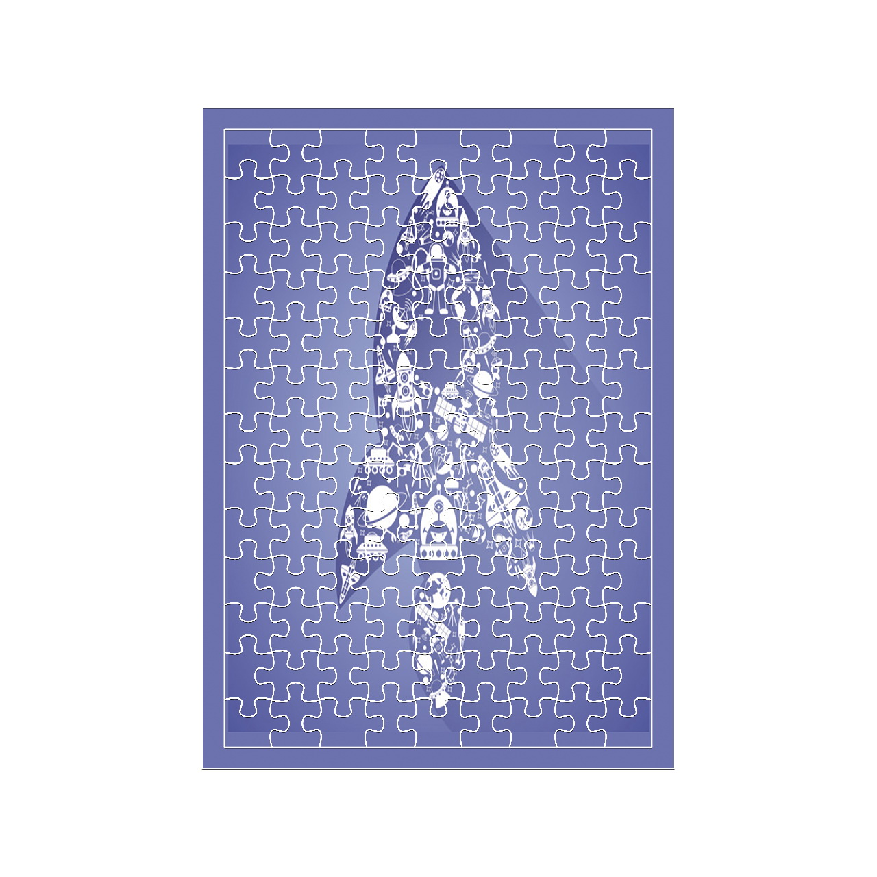 پازل 117 تکه مدل موشک کد 413