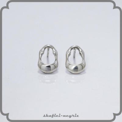 گوشواره نقره طرح مدرن