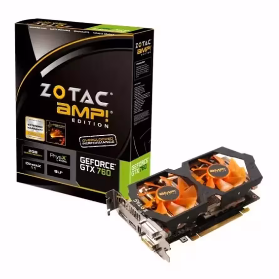 کارت گرافیک زوتاک GTX 760 AMP Edition 2GB GDDR5