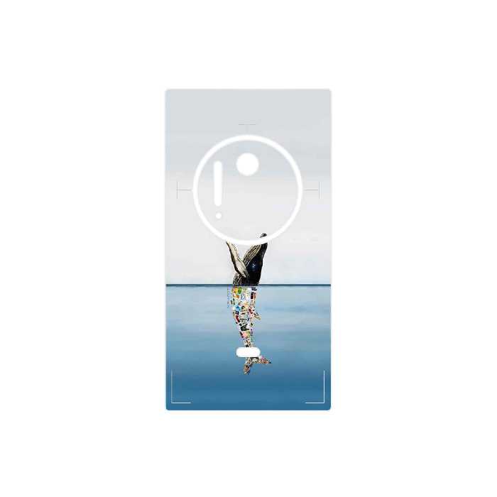 برچسب پوششی ماهوت مدل Collage of Sea Trash مناسب برای گوشی موبایل نوکیا Lumia 1020