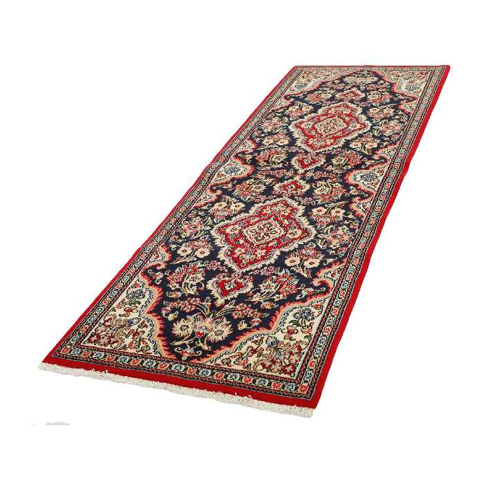 فرش دستبافت کناره طول دو متری مدل شهرضا کد a543673