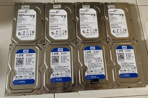 هارد دیسک یکترابایت سیگیت و وسترن (کارکرد کمتر از یکسال)