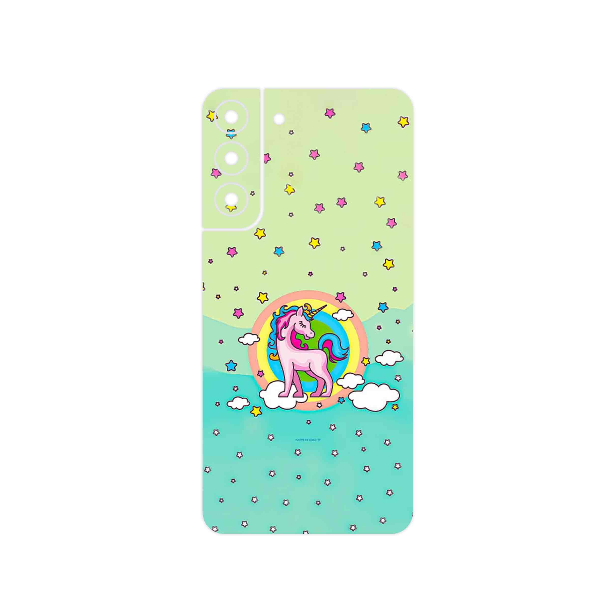 برچسب پوششی ماهوت مدل Rainbow unicorn adventure مناسب برای گوشی موبایل سامسونگ Galaxy S22 Plus 5G