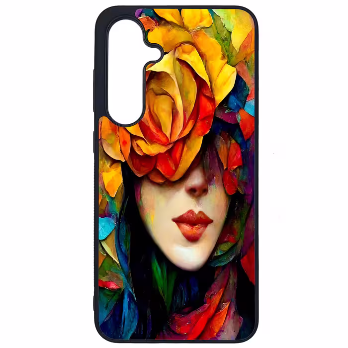 کاور طرح نقاشی چهره کد G-043 مناسب برای گوشی موبایل سامسونگ Galaxy S24 FE | دیجی قاب دونی