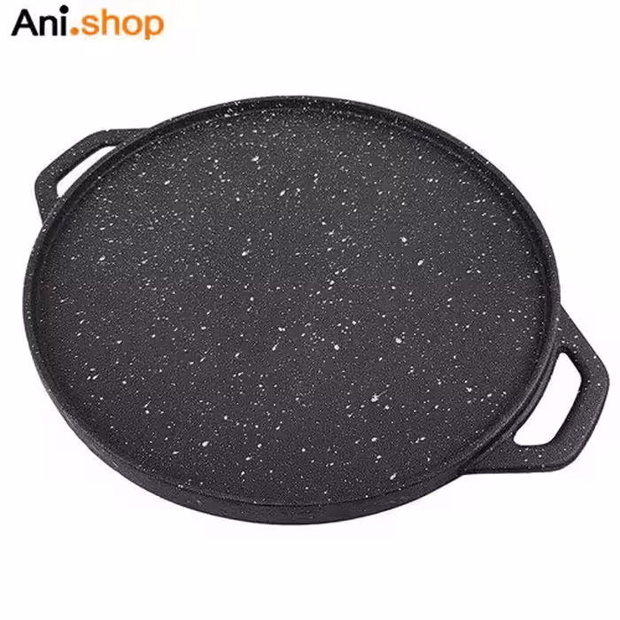 تابه گریل چدن گرد بزرگ بدون چوب مدل UN-6003 کد 276