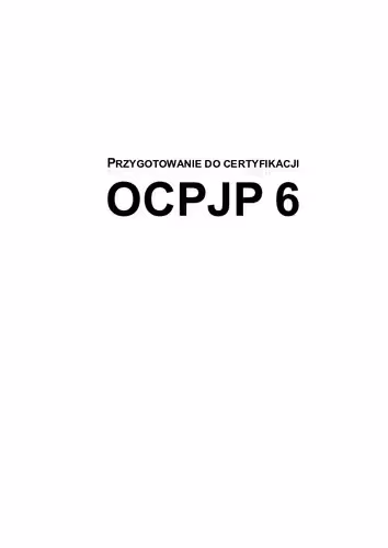 خرید و دانلود نسخه کامل کتاب Java - przygotowanie do certyfikacji OCPJP6