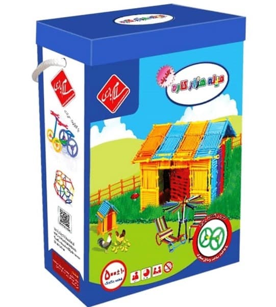 بازی فکری میله هزارکاره (300 قطعه) - کتاب‌فروشی کوچه کتاب