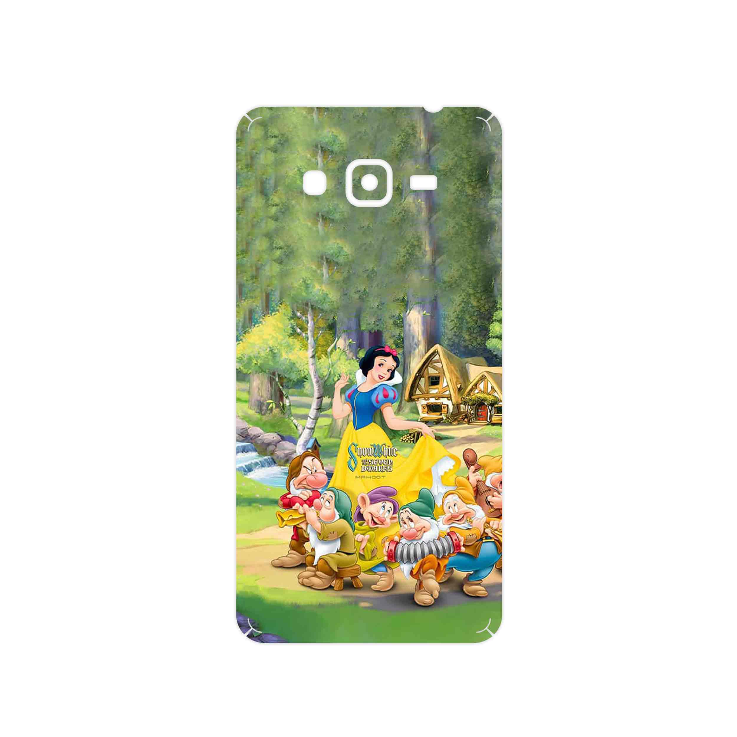 برچسب پوششی ماهوت مدل Snow White مناسب برای گوشی موبایل سامسونگ Galaxy Grand Prime