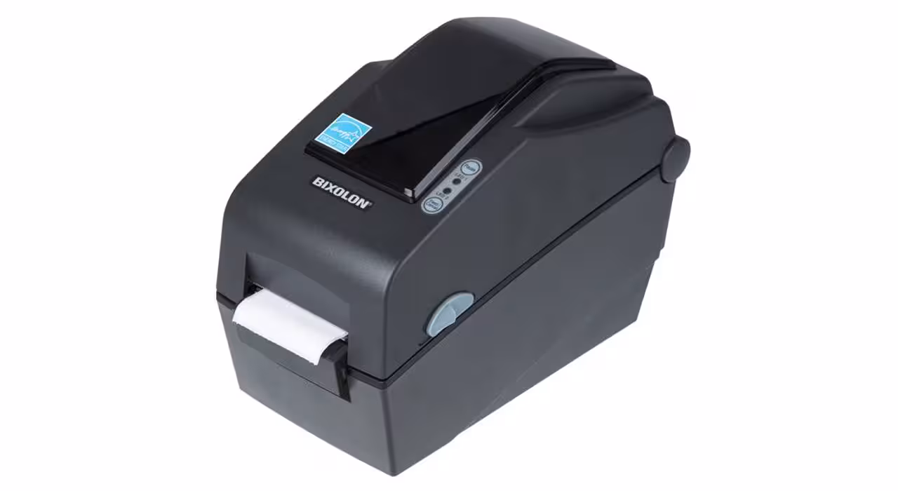 پرینتر لیبل زن بیکسولون مدل SLP-DX220 مجهز به Pell-off