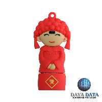 فلش مموری فانتزی دایا دیتا عروس چینی مدلPF1010-11 ظرفیت64GB-USB3 رنگ قرمز