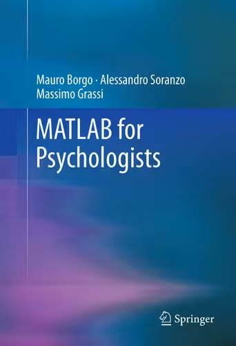 خرید و دانلود نسخه کامل کتاب MATLAB for Psychologists