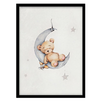 قیمت و خرید تابلو دکوراتیو اتاق کودک مدل خرس عروسکی کد 1720