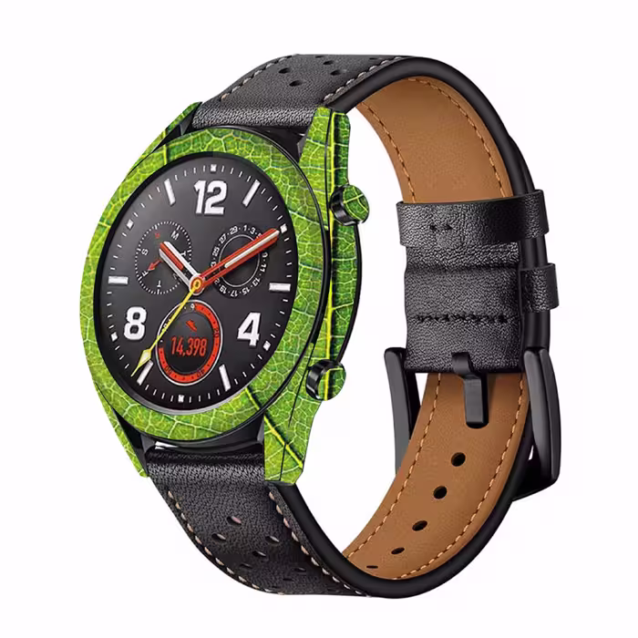 برچسب ماهوت طرح Leaf-Texture مناسب برای ساعت هوشمند هوآوی Watch GT