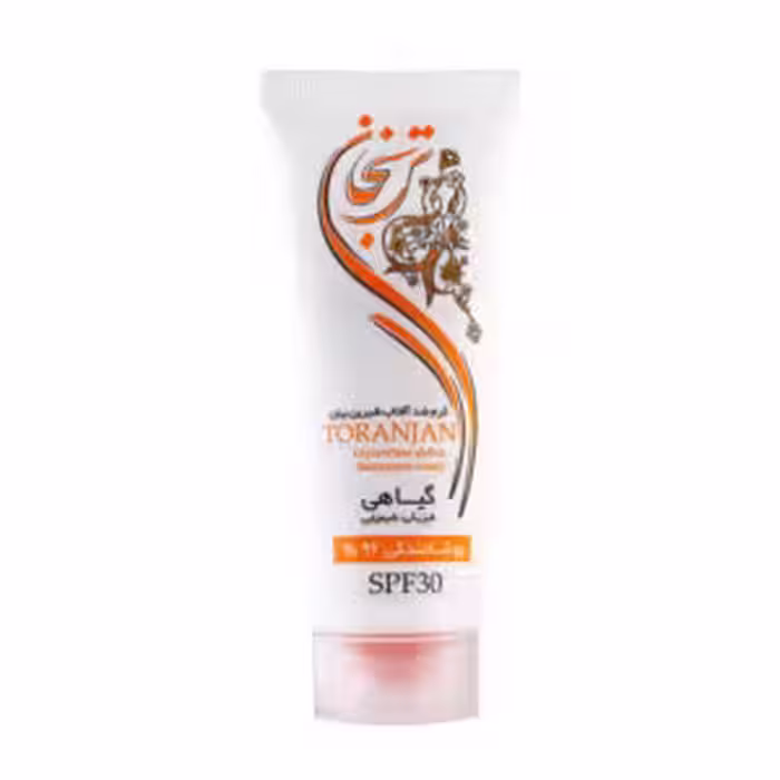 ترنجان  کرم ضدآفتاب  گیاهی بیرنگ مناسب انواع پوست SPF30