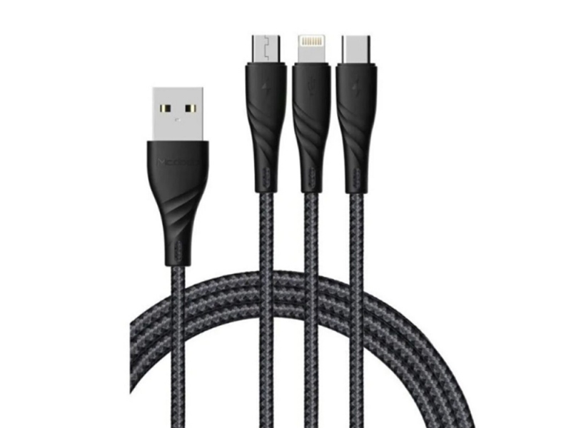 کابل شارژ سه سر مک دودو Mcdodo CA-645 3in1 Cable 1.2M