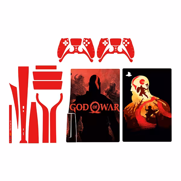 برچسب کنسول بازی پلی استیشن 5 مدل god of war -کد 2