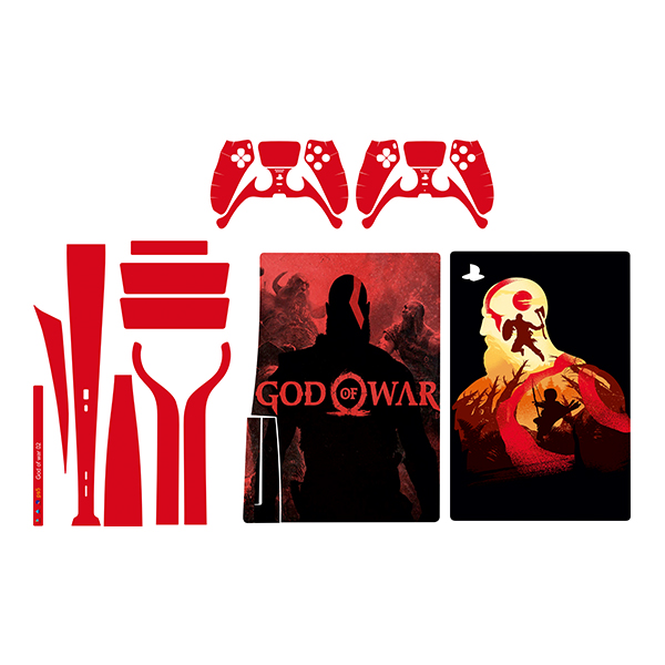 برچسب کنسول بازی پلی استیشن 5 مدل god of war -کد 2