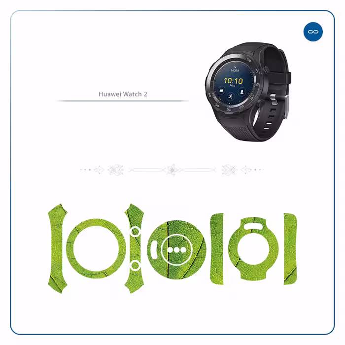 برچسب ماهوت مدل Leaf-Texture مناسب برای ساعت هوشمند هوآوی Watch 2