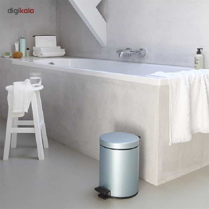 سطل زباله پدالی برابانتیا سری کلاسیک کد 484087 - گنجایش 5 لیتری