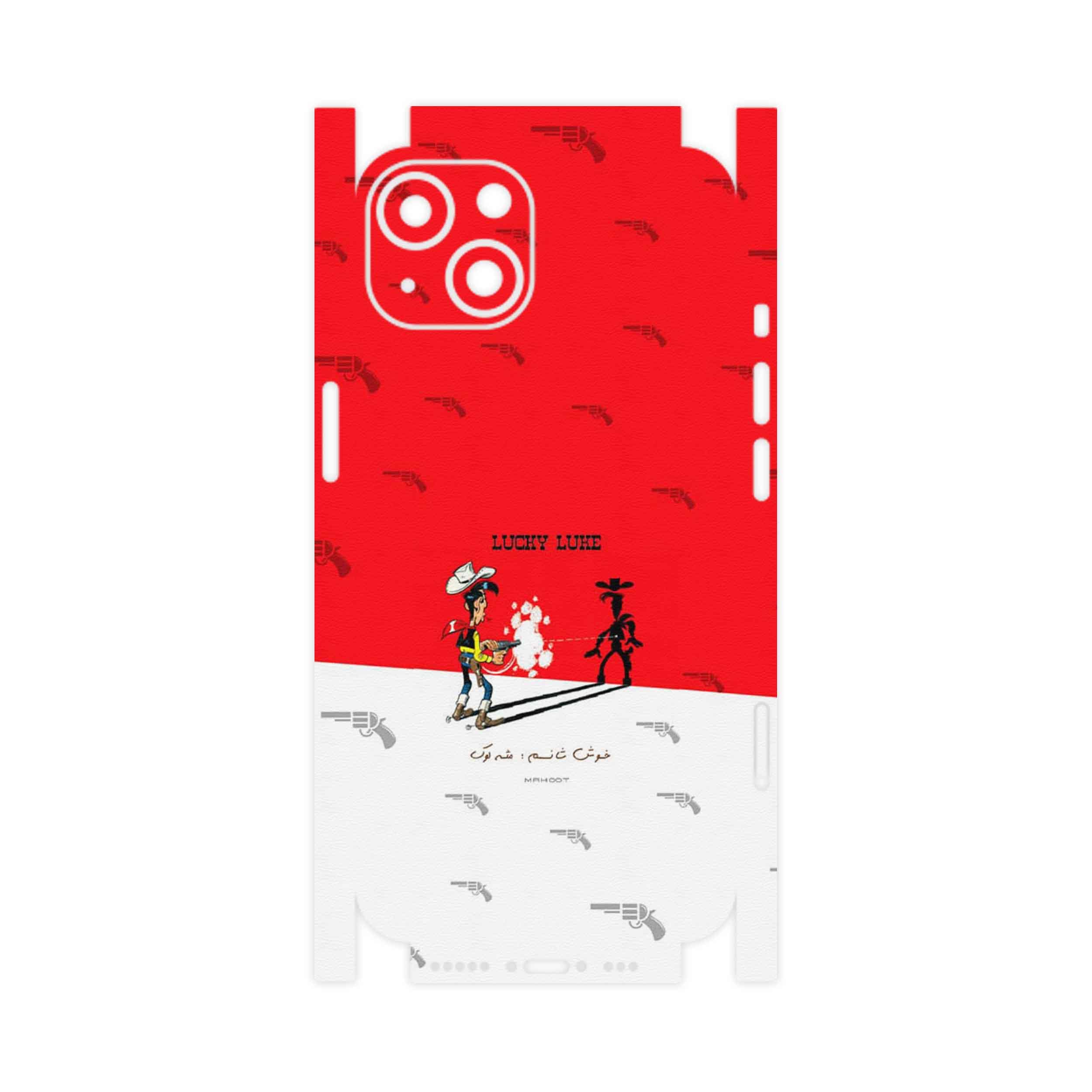 برچسب پوششی ماهوت مدل Lucky Luke-FullSkin مناسب برای گوشی موبایل اپل iPhone 13