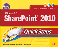 خرید و دانلود نسخه کامل کتاب Microsoft SharePoint 2010 QuickSteps