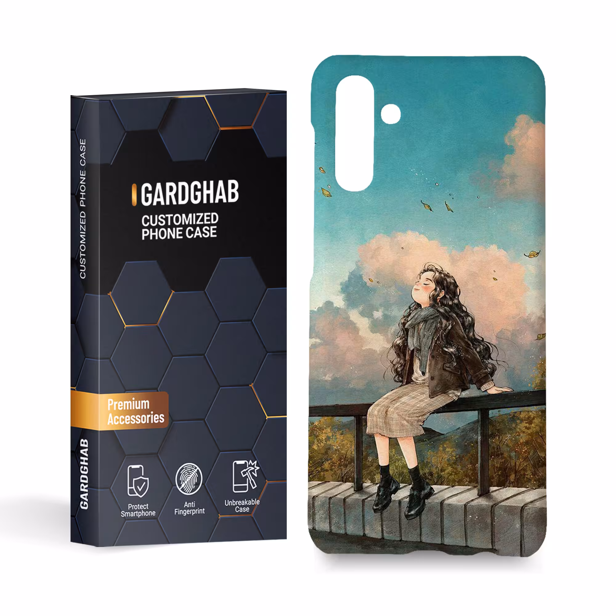 کاور گارد قاب مدل دخترانه مناسب برای گوشی موبایل سامسونگ Galaxy a13 5g  