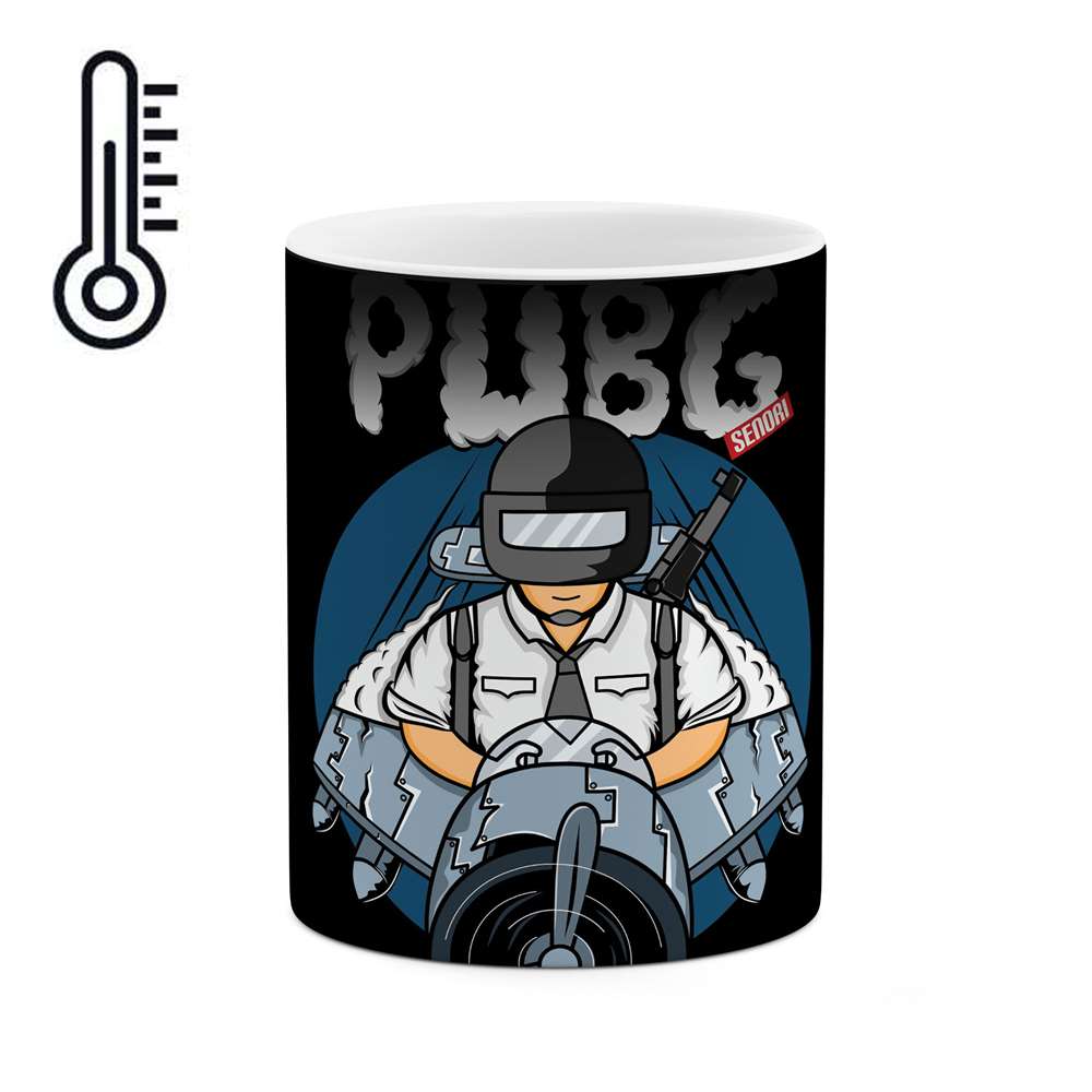 ماگ حرارتی طرح پابجی مدل mgph01213