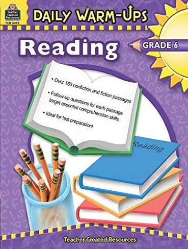 کتاب Daily Warm-Ups Reading Grade 6