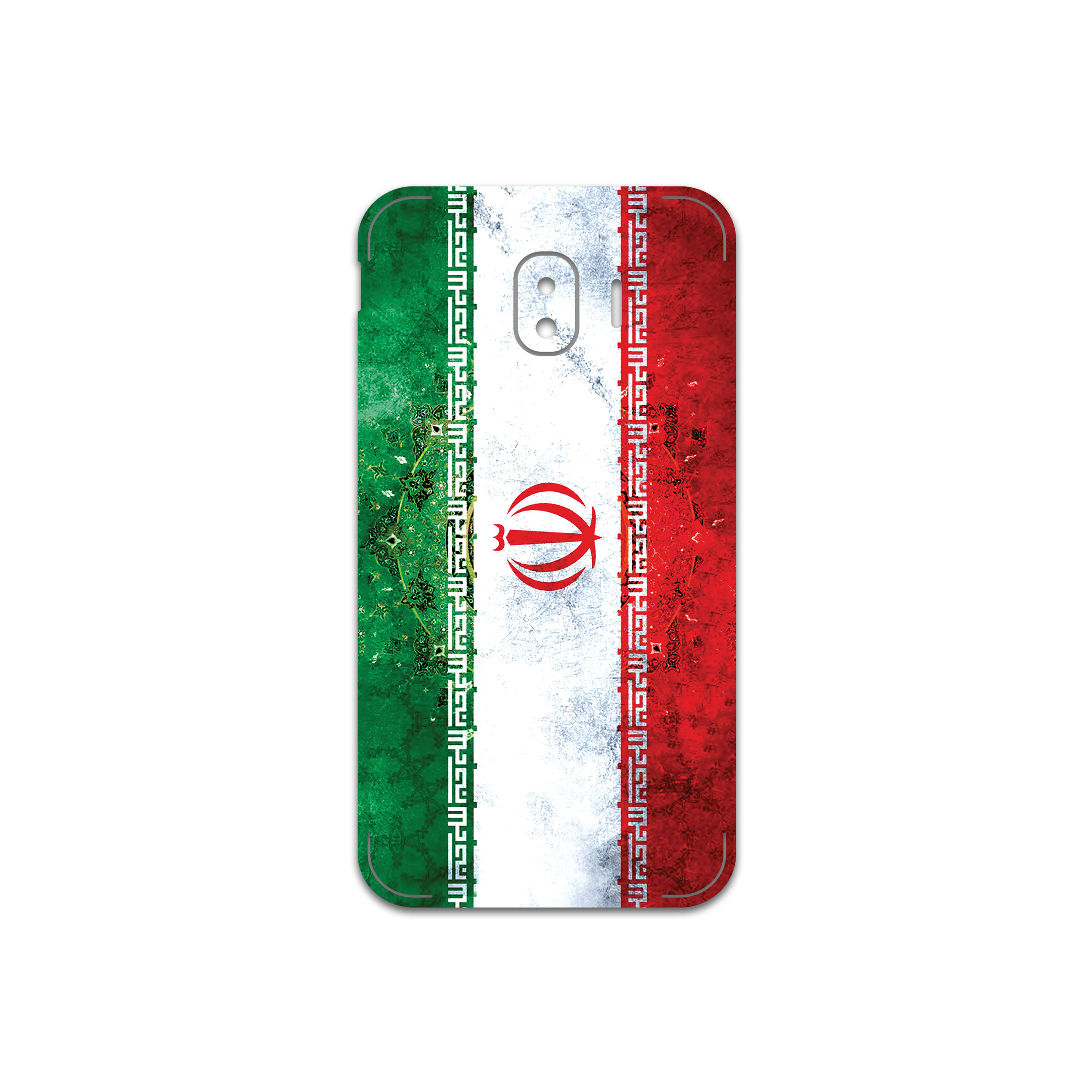 برچسب پوششی ماهوت مدل IRAN-Flag-1 مناسب برای گوشی موبایل سامسونگ Galaxy J2 Pro 2018