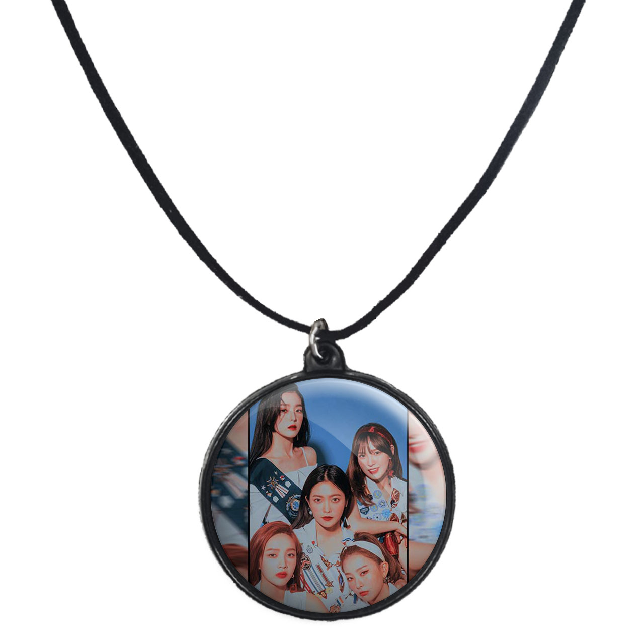 گردنبند پرمانه طرح red velvet کد pmb.12331 مدل دو طرفه