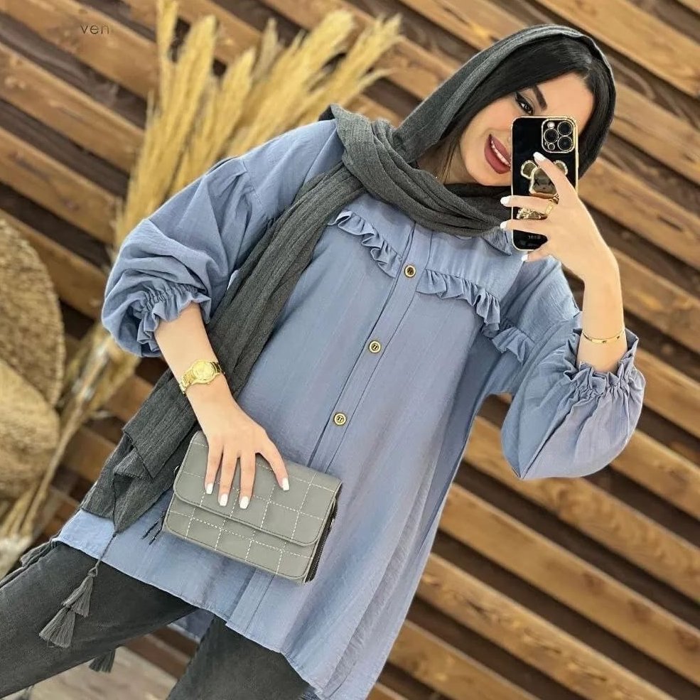 مانتو زنانه پارچه بابوس درجه یک مناسب فصل