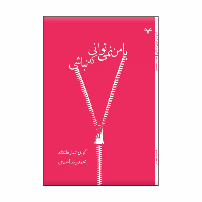 کتاب با من نمی توانی که نباشی اثر محمدرضا احمدی انتشارات نامه مهر