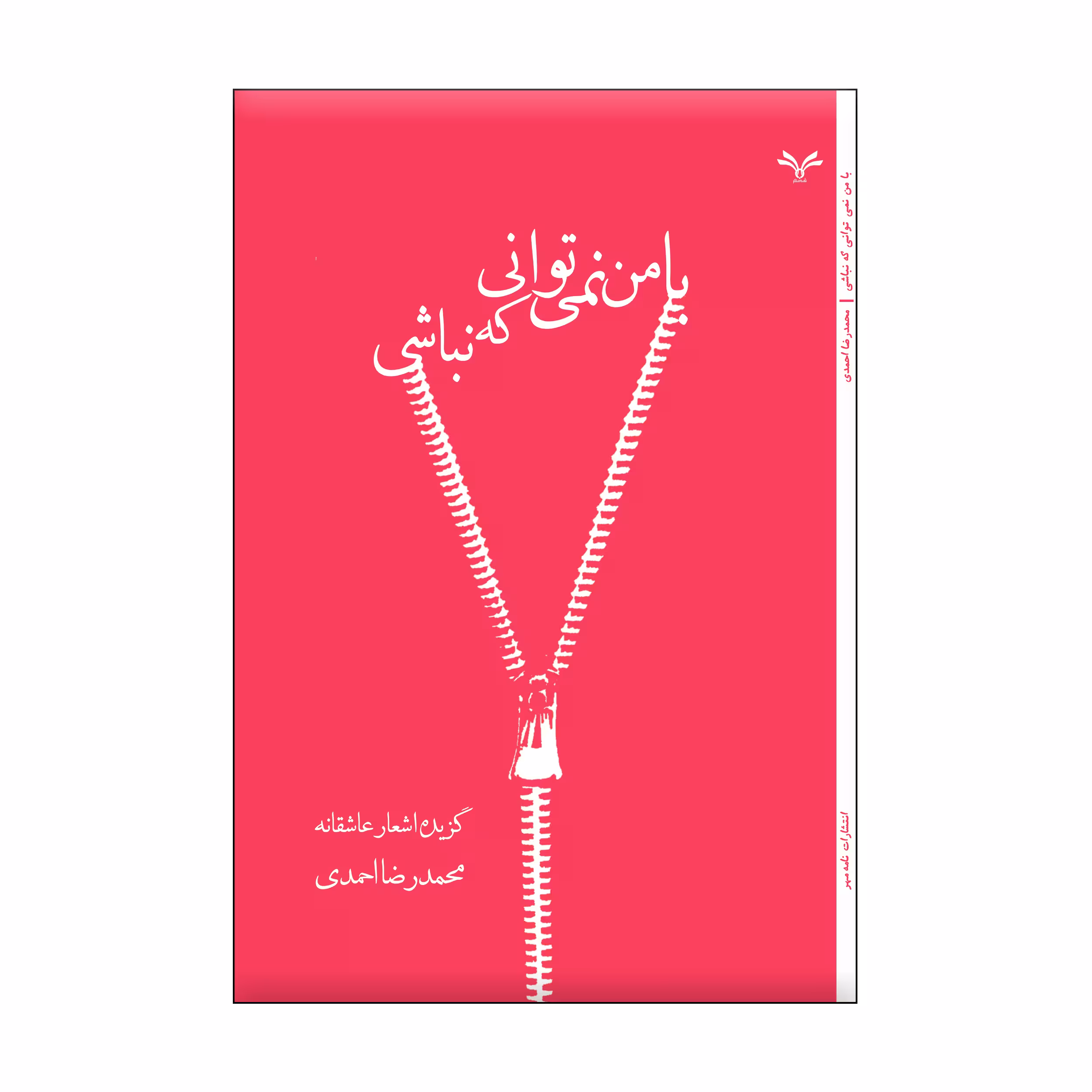 کتاب با من نمی توانی که نباشی اثر محمدرضا احمدی انتشارات نامه مهر